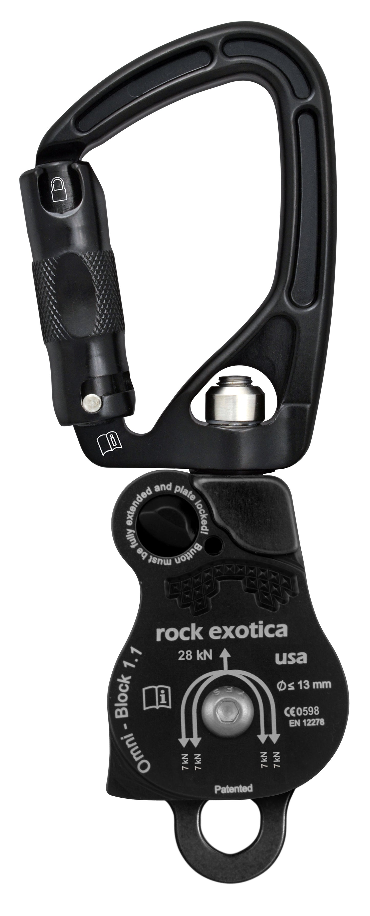 P54 D SB-B Omni-Block 1.1" SwivaBiner Double