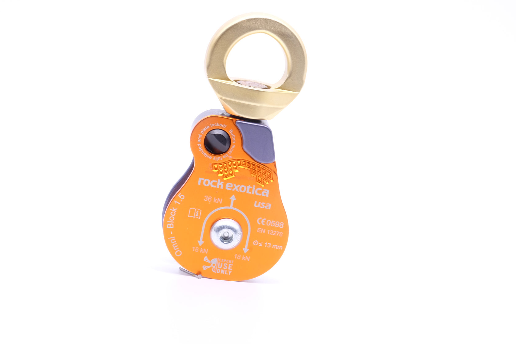 Rock Exotica Omni-Block 1.5 Single Pulley – P51 Climbing Rigging Gear